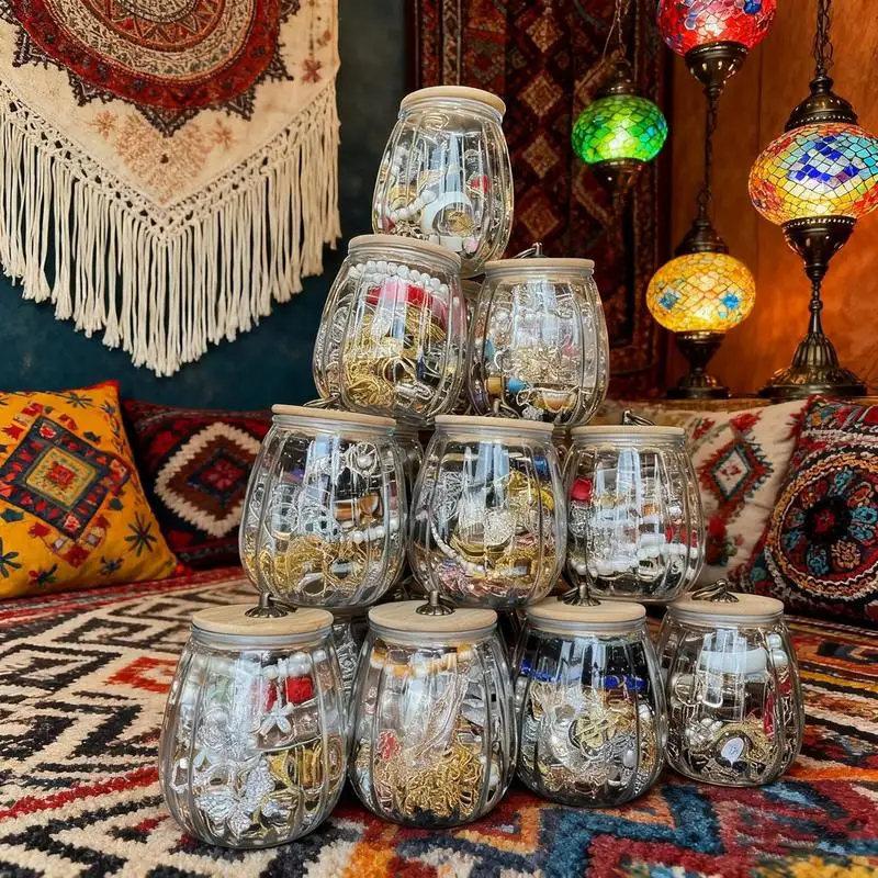 

Random 1/10/20/50 Piece Modern Jewelry Set Women Necklace Earrings Rings Bracelets Pendant Contemporary Accessory