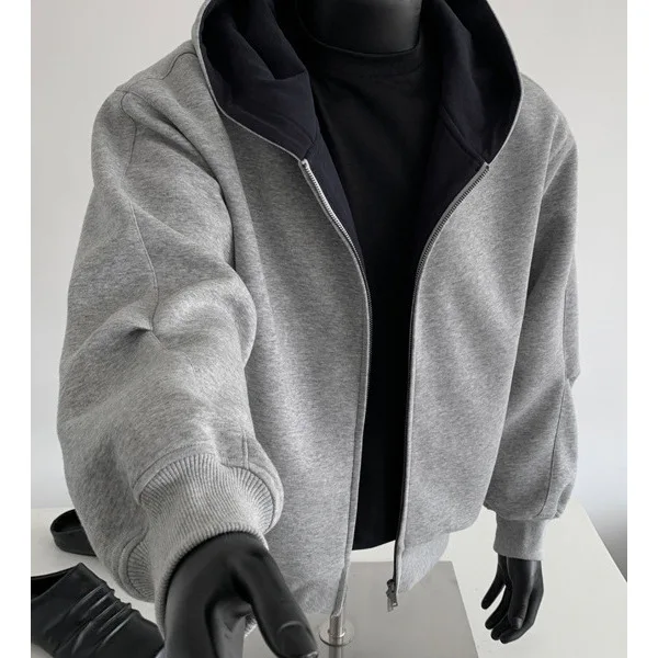 

Тяжелая цветная повседневная дизайнерская осенне-зимняя толстовка с капюшоном Thiened Long Sve Pure Color, женская толстовка Faion