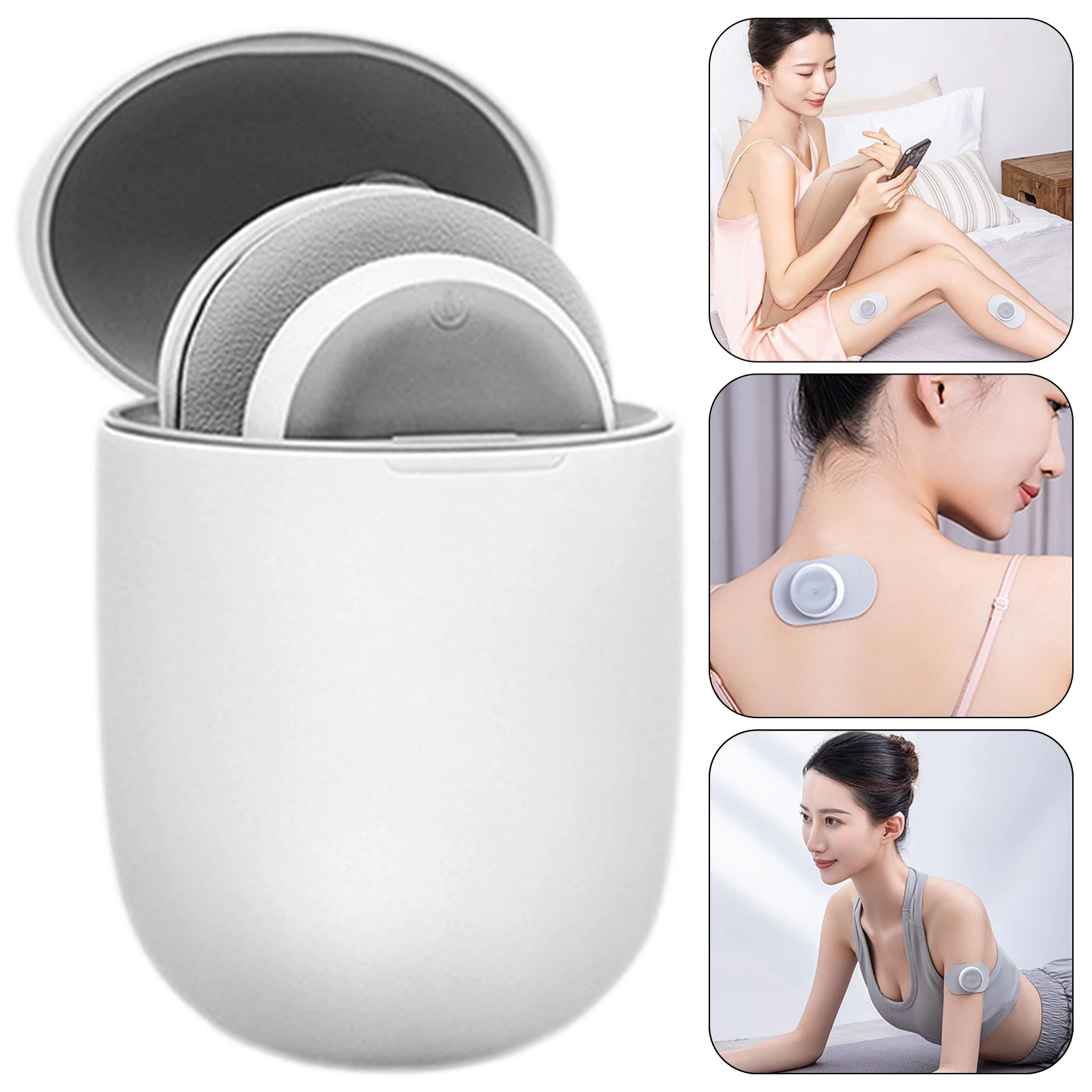 

Mini Acupuncture Point Massager For Neck Shoulder Knee Waist 6 Modes Relive Muscle Wireless Advanced EMS-TENS Tech Massager