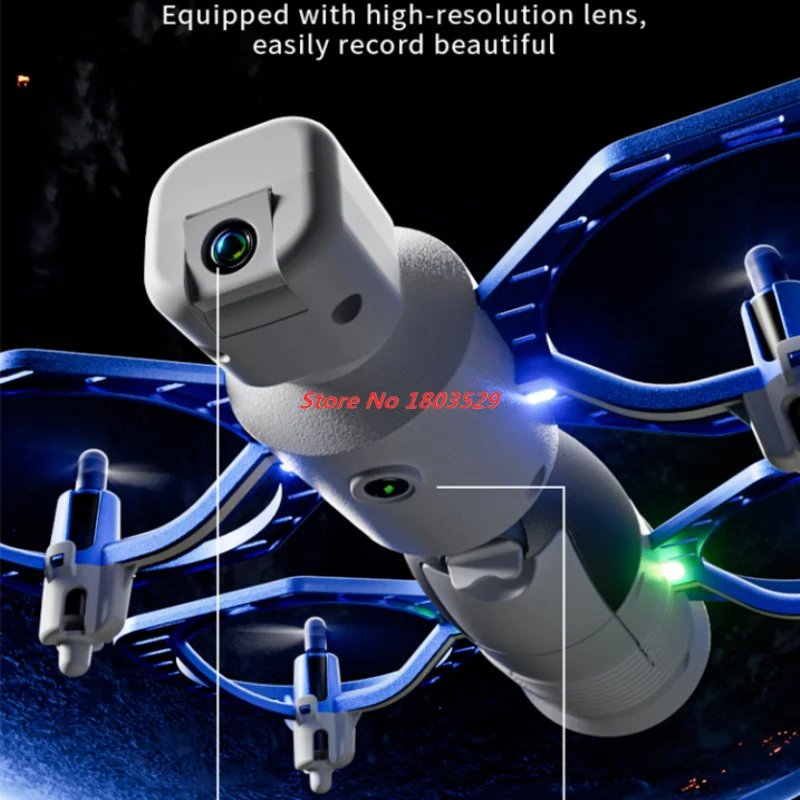 8K Flusso Ottico Posizionamento Aerea WIFI FPFV RC Drone 3D Rotolamento Illuminazione A LED Senza Testa Telecomando Quadcopter RC Aereo Giocattoli