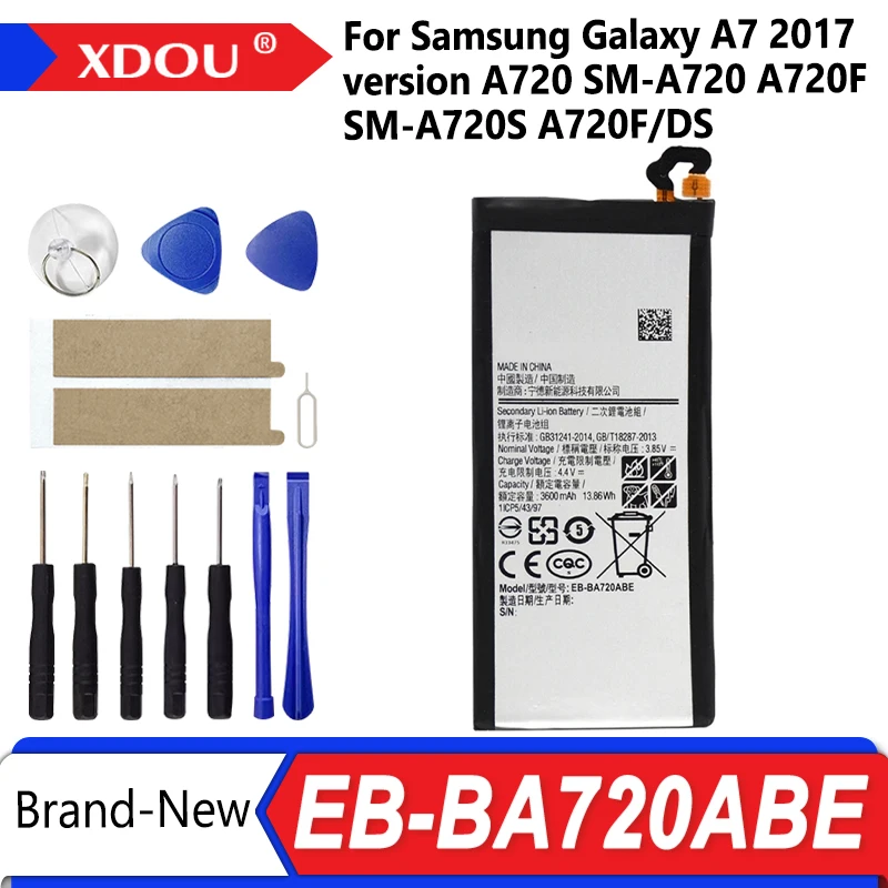 Brand New EB-BA720ABE 3600mAh Battery For Samsung Galaxy A7 2017 version A720 SM-A720 A720F SM-A720S A720F/DS