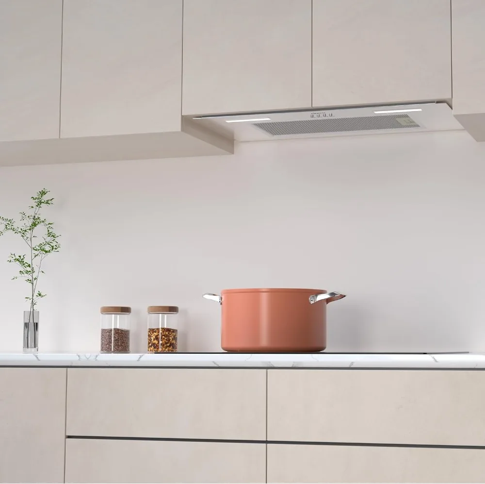 Campana Extractora Encastrable Clase A+++ 650 m3/h 60 cm Incluido 3 Velocidades LED Iluminación Acero Inoxidabl