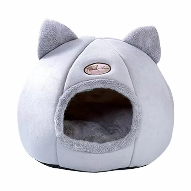 Cama nido acolchada para perros y gatos pequeños, lavable