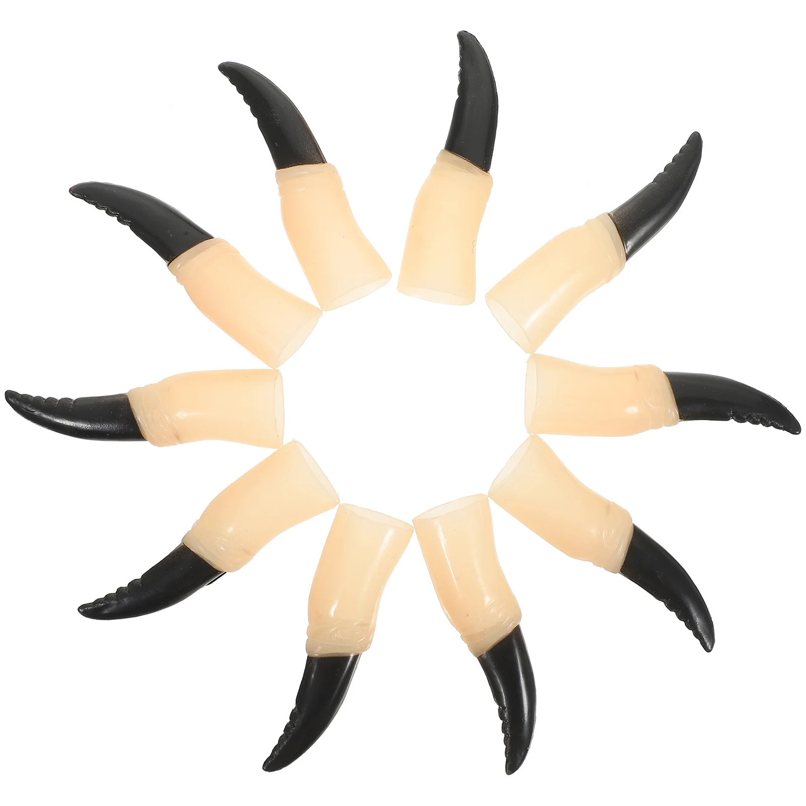 

10pcs Witch Nails Spooky Long Claw Design Comfortable Fit For Halloween Costume Party Cosplay Decor Fake Nail Props