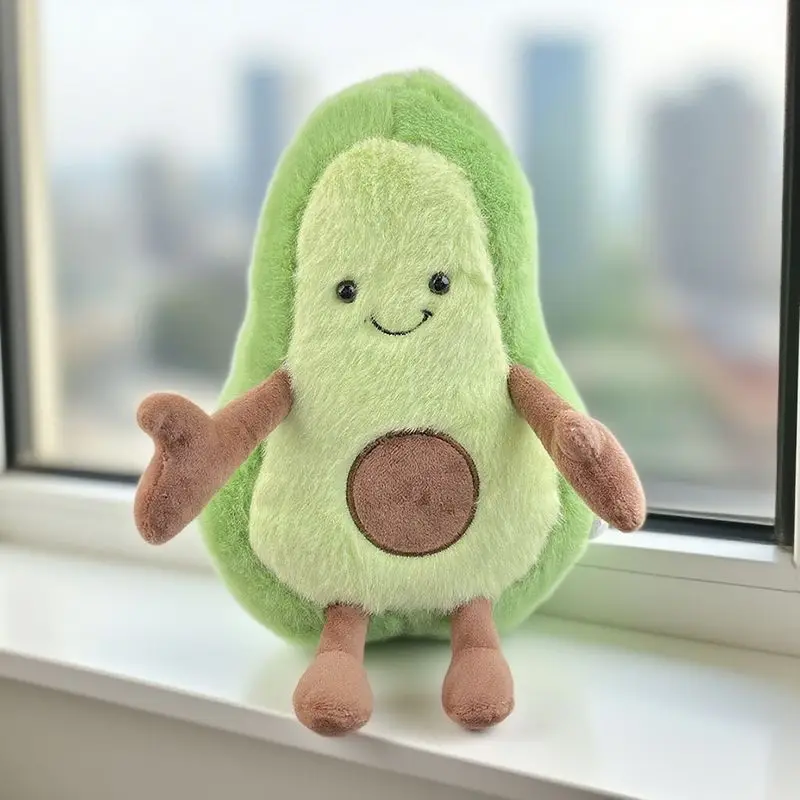 25*14 سنتيمتر أفخم الأفوكادو اللعب Kawaii الأخضر الفاكهة محشوة أفخم ألعاب كرتونية للبنين بنات هدايا عيد الميلاد #4