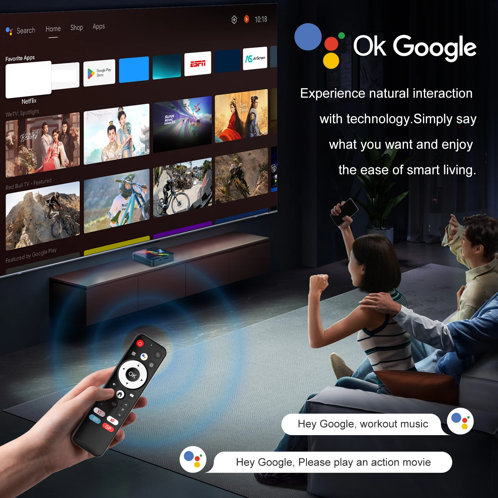 H96 MAX RK3518 صندوق التلفزيون الذكي Android14.0 TV BOX فراشة Wifi6 BT5.4 4K HD إيثرنت جوجل صوت مساعد مشغل الوسائط Tvbox