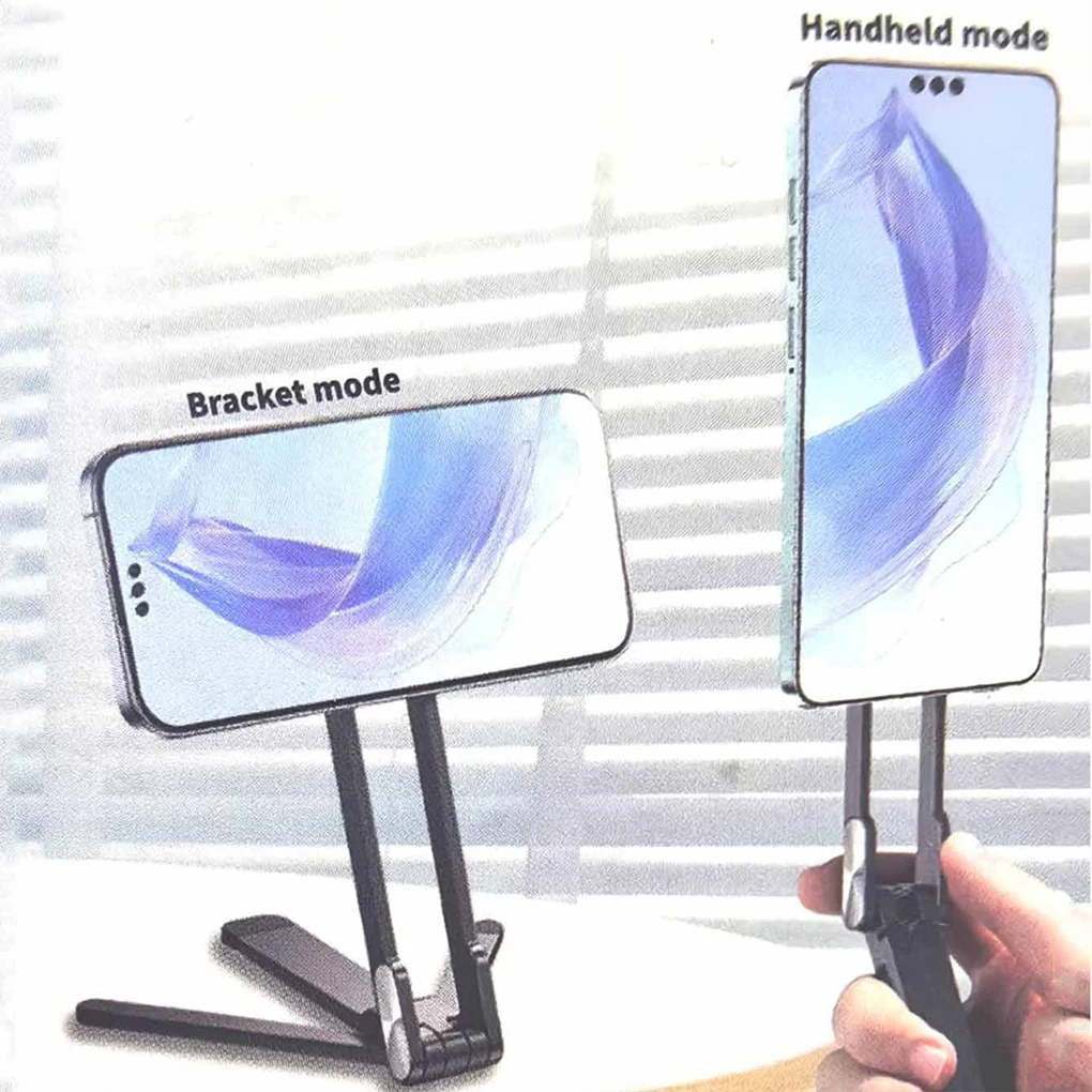 

Dual-sided Magnetic Mini Tripod Portable Phone Holder Stand Carabiner Mounted Magnetic Alloy Phone Tripod