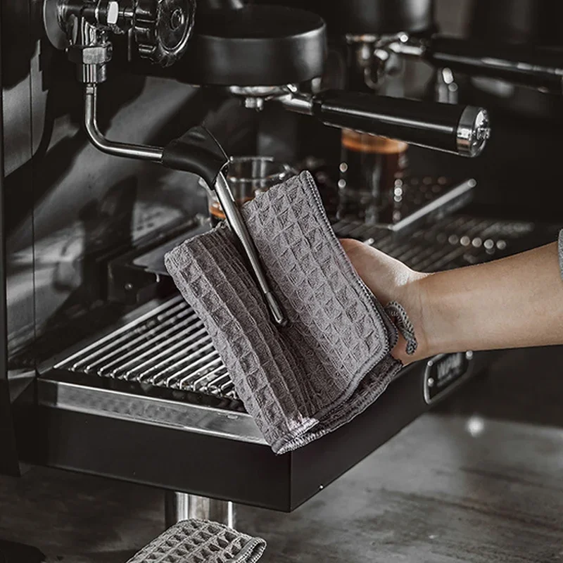 Super Absorbent Barista Bar Towel Coffee Machine Special Rag No Lint Square Towel Cleaning Cloth Coffee Machine Cleaning Towel