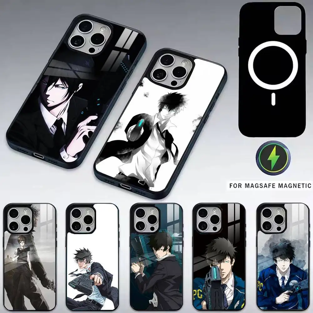 

Psycho-Pass S-Shinya Kogami Phone Case For iPhone17,16,15,14,13,12,11 Plus,Pro Magnetic with Magsafe Wireless Charging