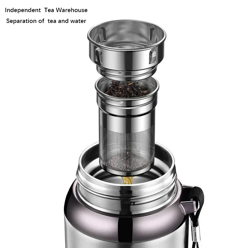 800-1500ml Insulated Water Bottle with LED Temperature Display Stainless Steel Tumbler Large Capacity Tea Cup Vaccum Flask