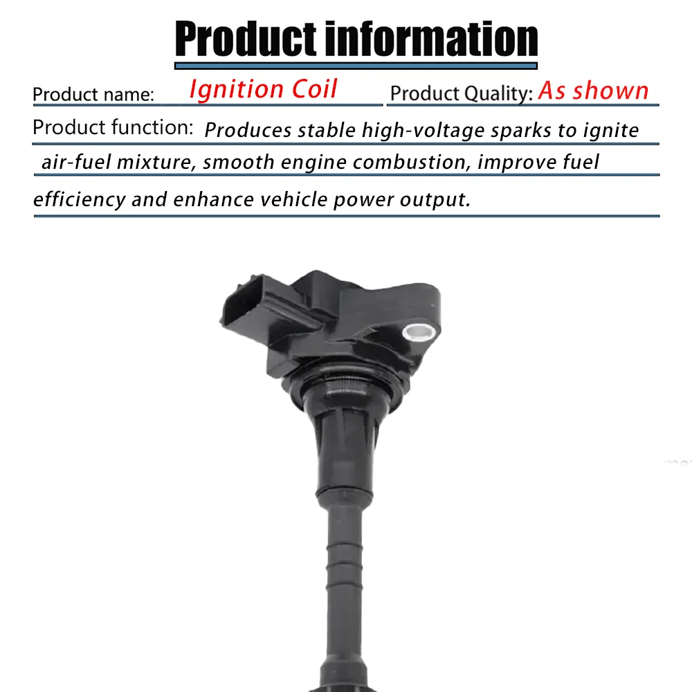4pcs 22448-1LA0B 224481LA0A UF650 New Ignition Coils for Infiniti QX56 QX80 Nissan NV2500 Armada Patrol 5.6L