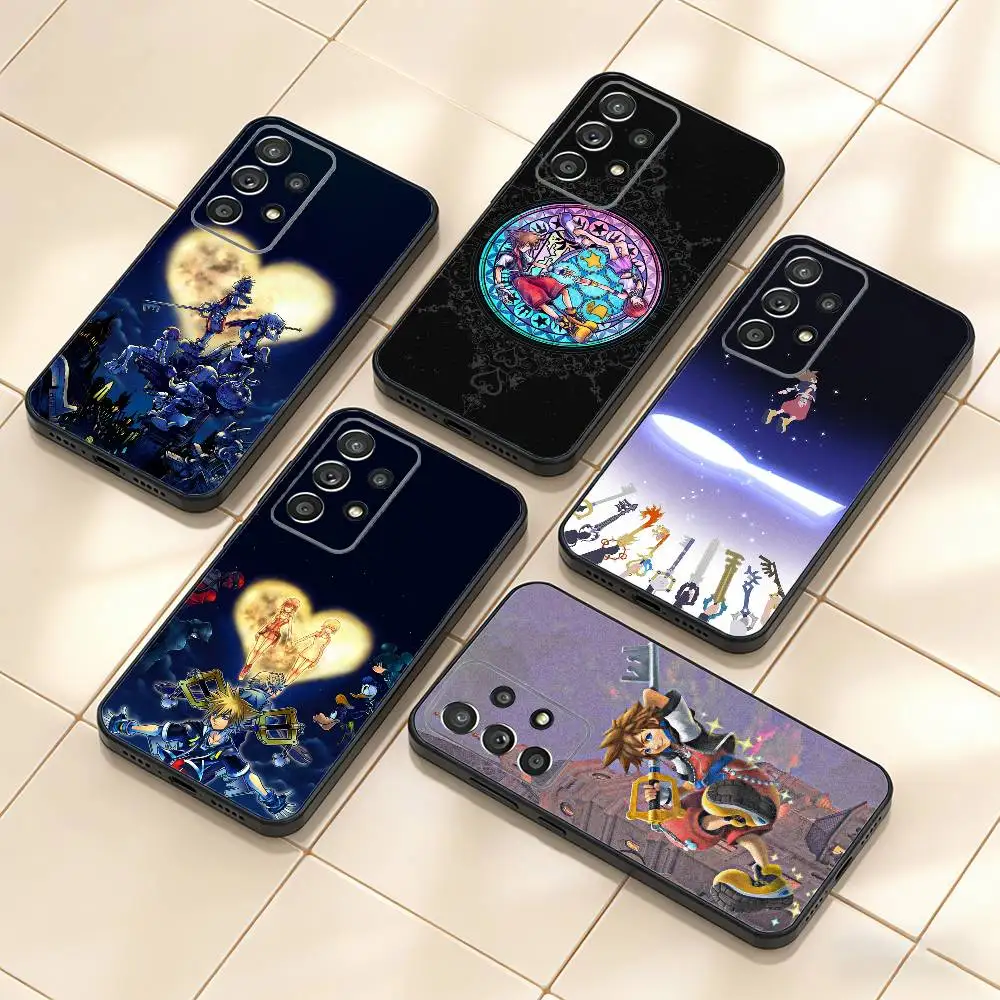 

K-Kingdoms H-Hearts Game Phone Case For Samsung S25,S24,S21,S22,S23,S30,Ultra,S20,Plus,Fe,Note,10,9,5G Black Cover