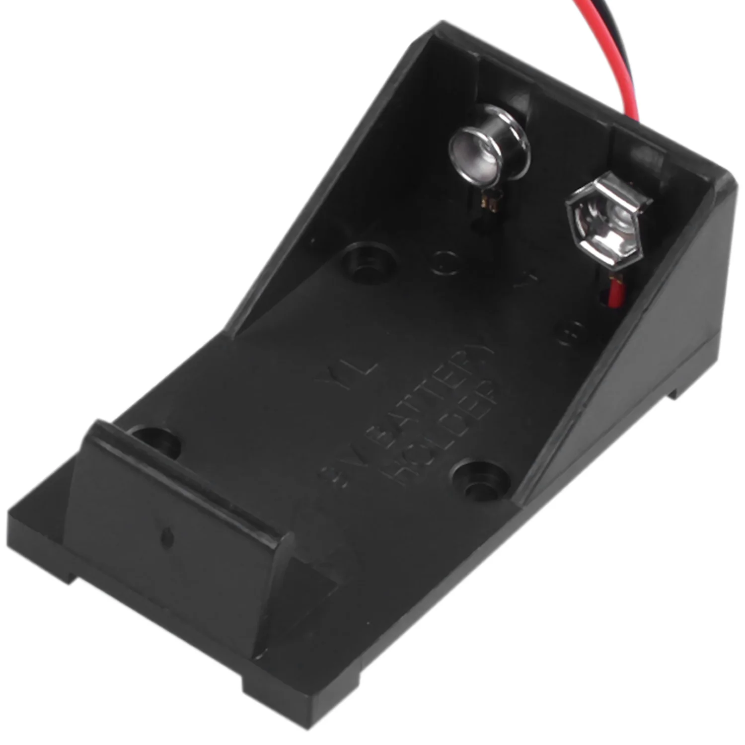 

FUFU 9V Volt Battery Holder Box Case Plug 5.5X2.1 for Breadboard Power Supply