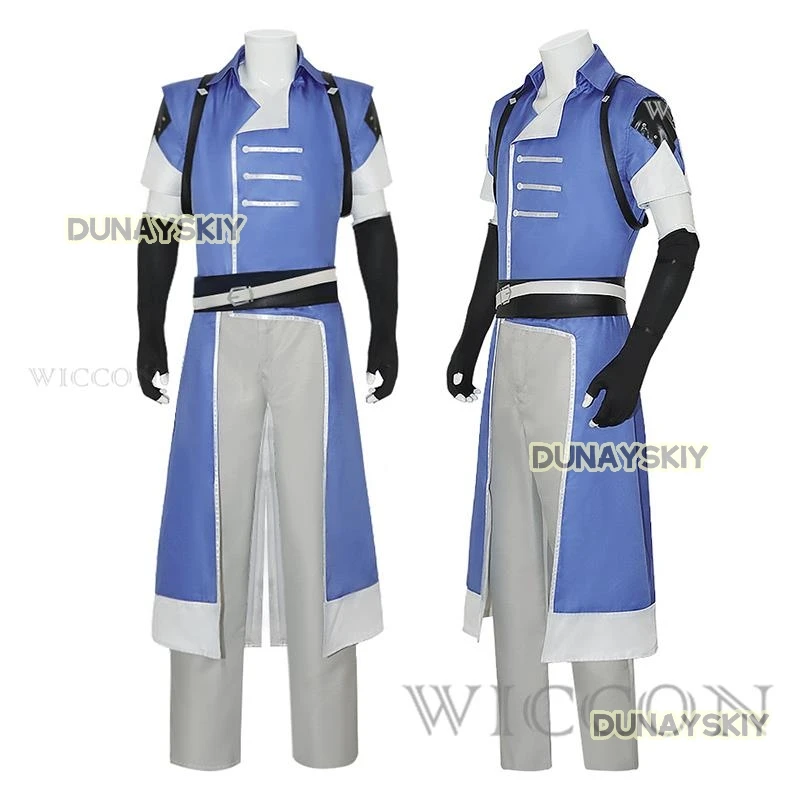 Anime Castlevania Cosplay Richter Belmont Cosplay Costume Nocturne Uniform Pants Belt Outfits Halloween Costume for Adult Men