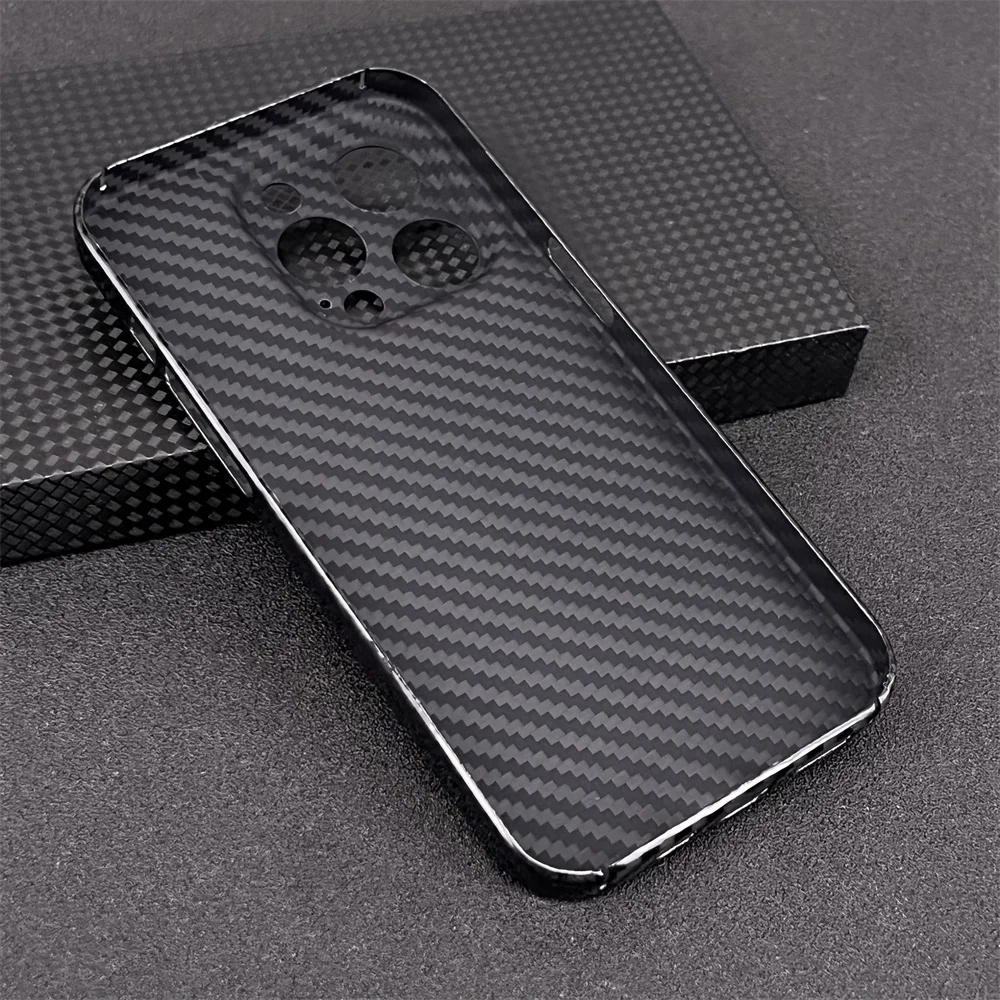 Carbon Case For Iphone 14Pro Case Carbon Fiber Mobile Iphone 14 Pro Max Cover Light Face Light And Thin Fall Protection Shell