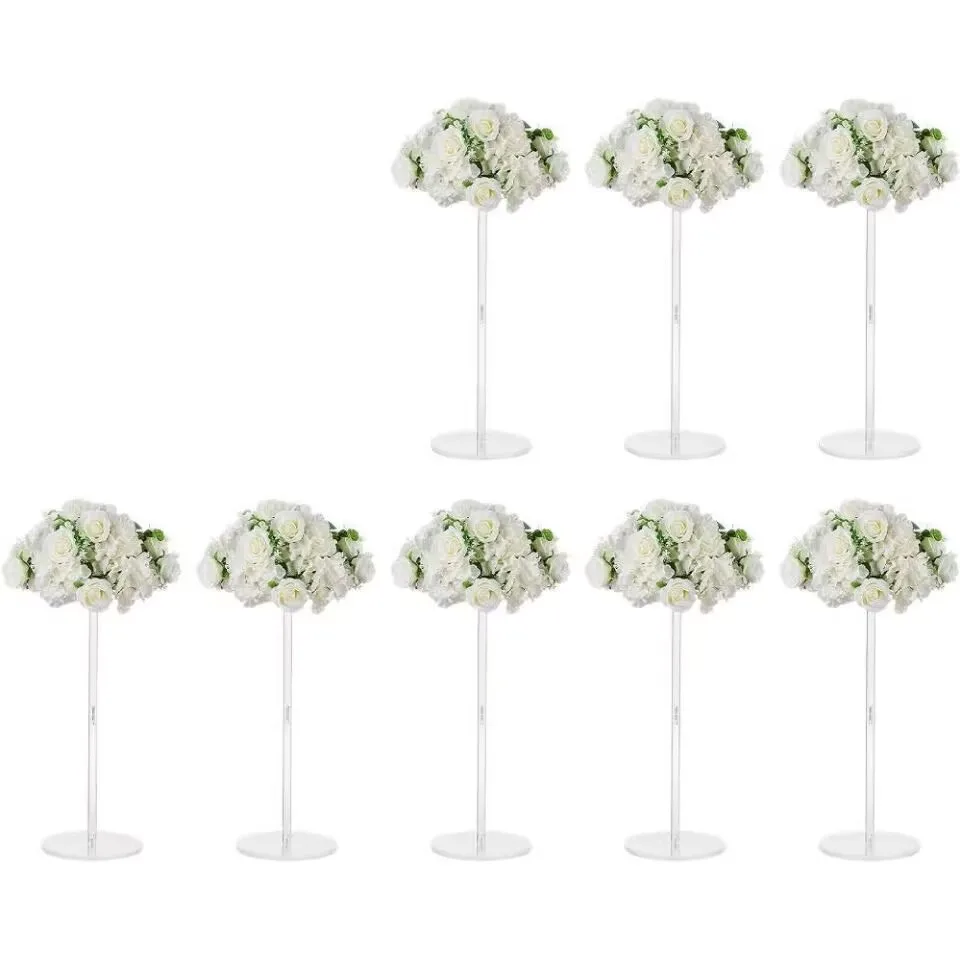 

1PCS Clear Acrylic Flower Rack, Circular cake Dessert Stand For Table Centerpiece,Festival, Wedding, Birthday, Party Supplies