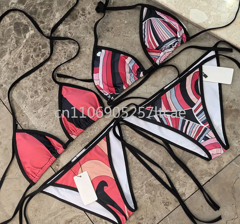 

Classic Design Women's Bikini Sets Luxury Brand Lady Swimsuits