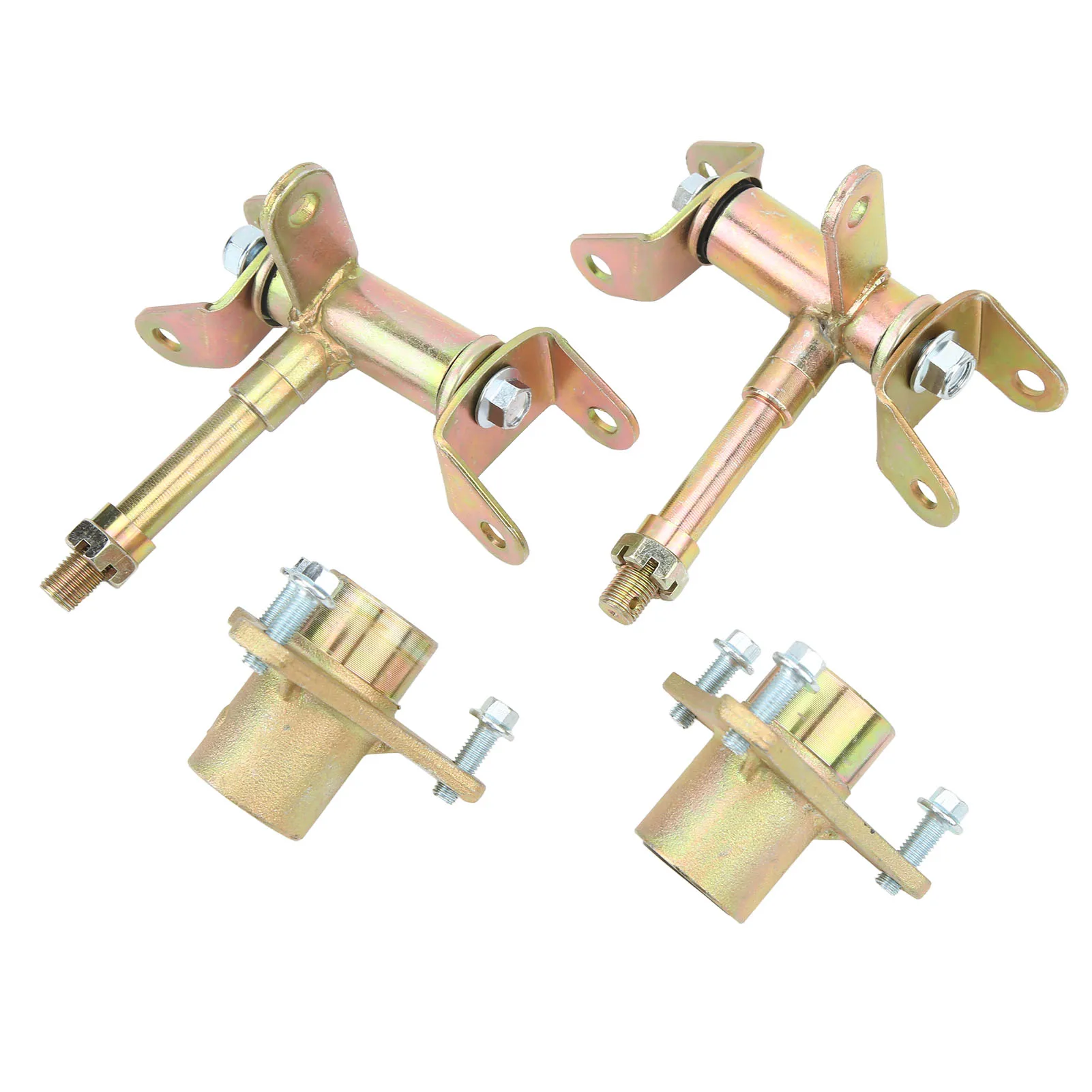 

Шпиндель кулака передней рулевой стойки левый и правый с тормозным диском, ось колеса, обод, ступица, ось для квадроциклов, картингов, внедорожных квадроциклов, UTV