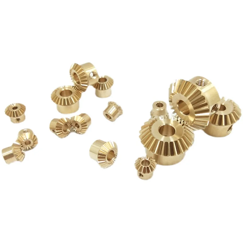 15T18T20T25T Precision Straight Bevel Gears 0.4/0.5/0.8 Module 90° Right-Angle Drive 1:1 Ratio Micro Module Spur Gear Brass/POM