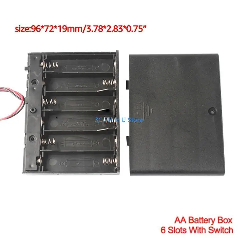 Держатель аккумулятора G8TA для корпуса AA Аккумуляторная пластиковая коробка хранения с 3 4 6 8 SLO