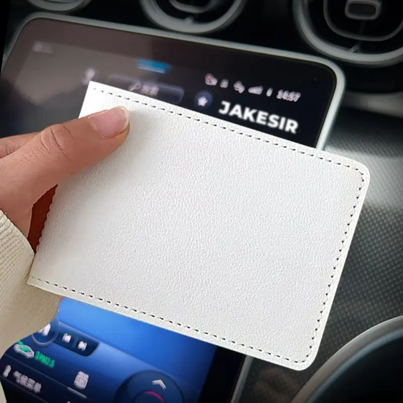 Car Registration Driver's License And Insurance Card Holder - Leather Vehicle Glove Box Automobile Documents Paperwork Organizer