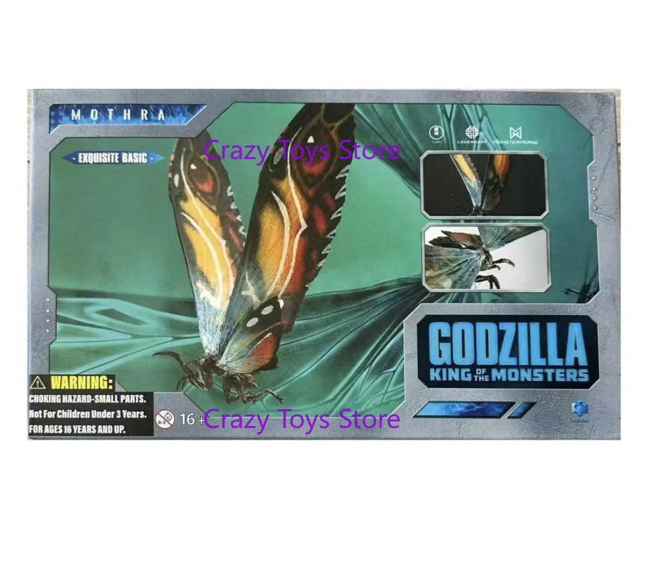 

In Stock HIYA Action Figures Exquisite Basic Series Godzilla King of Monsters Mothra Replica Toy Collection Gift