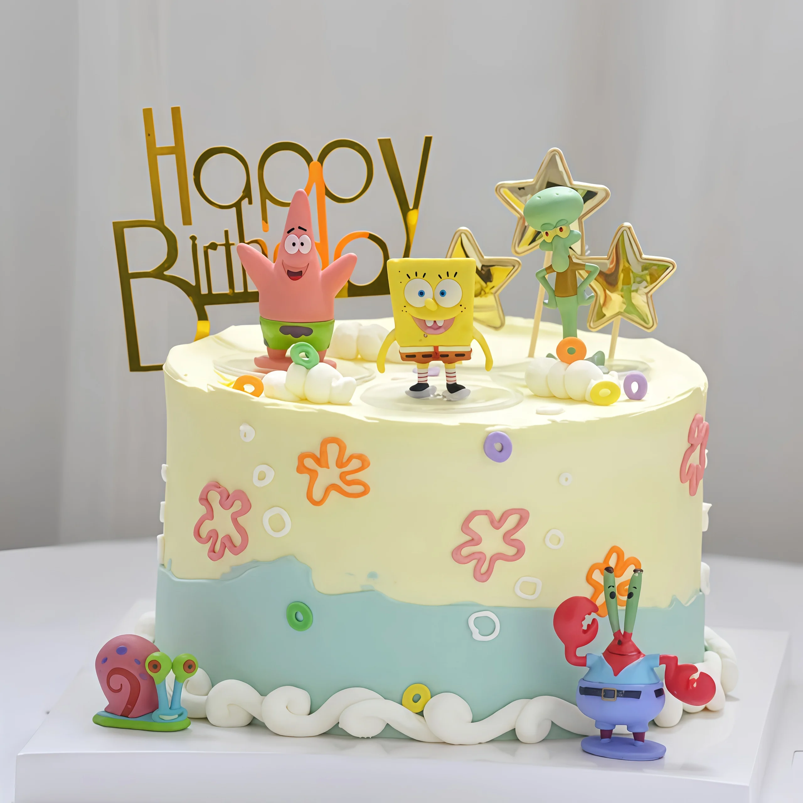 6 stücke Kawaii SpongeBob Kuch – Anime Merchandise Accessories Bewertung und Preis