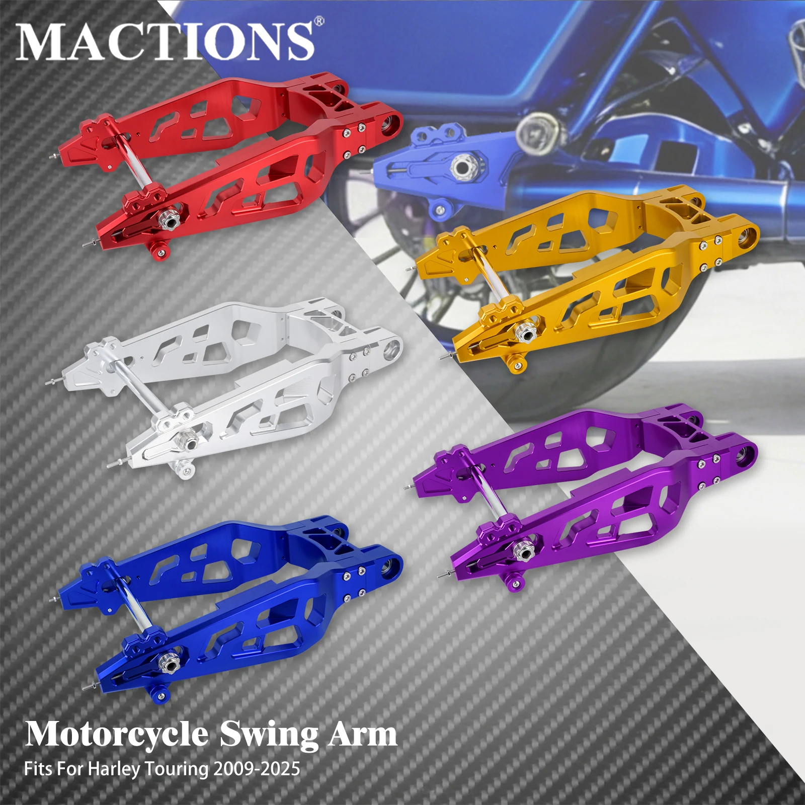 Motorcycle Rear Wheel Fork Stand Swing Arm For Harley Touring Street Electra Glide Road King Ultra Limited FLHTK FLRT 2009-2023