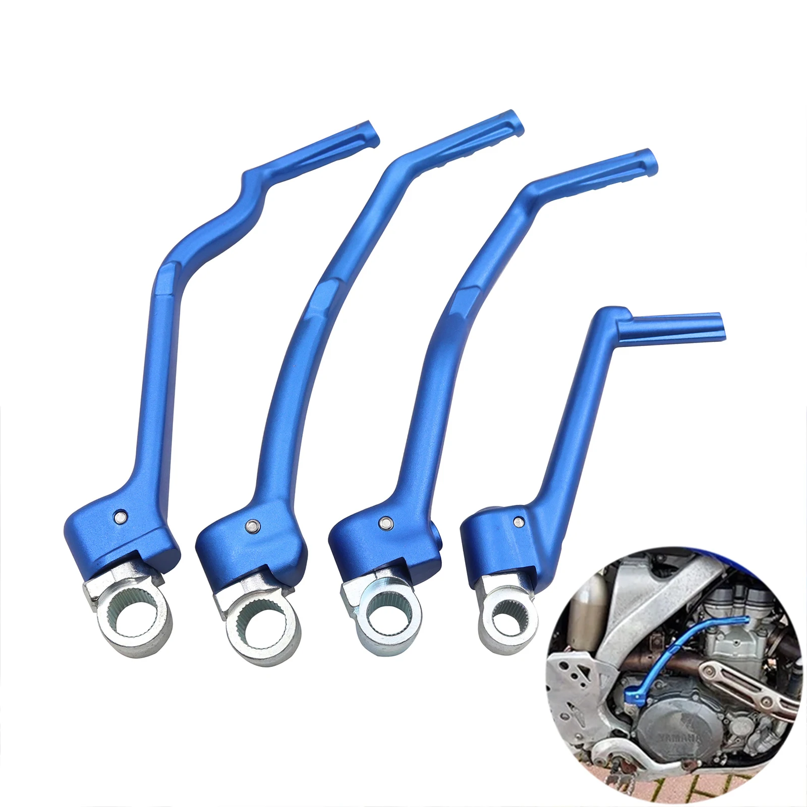 

Кованая педаль кикстартера с ЧПУ для мотоциклов Yamaha YZ250F YZ450F YZ250FX YZ450FX WR250F WR450F YZ125 1986-2018 2019