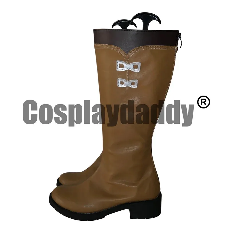 Anime Rudy Rudeus Greyrat Cosplay zapatos Anime S2C2 botas marrones