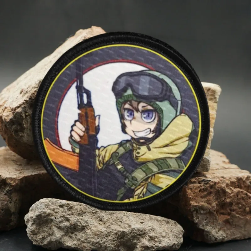 2026 Neuer Taktischer Aufnäher, Taktisches Mädchen-Abzeichen, Militärisches Armband, Dekorativer Aufnäher, Kleidungs-Patch, Mit Klettverschluss Ausgestattet