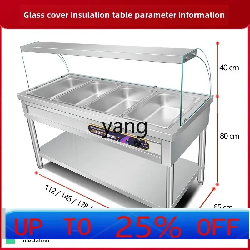 LH commercial electric heating school construction site canteen serving hot dishes for sale dining table insulation truck