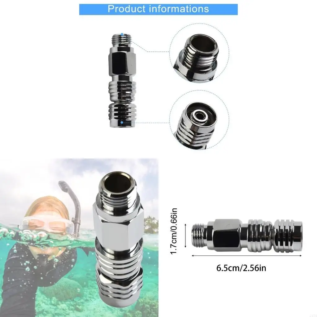 ذكر 9/16 إلى أنثى 9/16 انقطاع سريع منظم SCUBAS الغطس BCD محول الغطس محول مؤشر ترابط الملحق