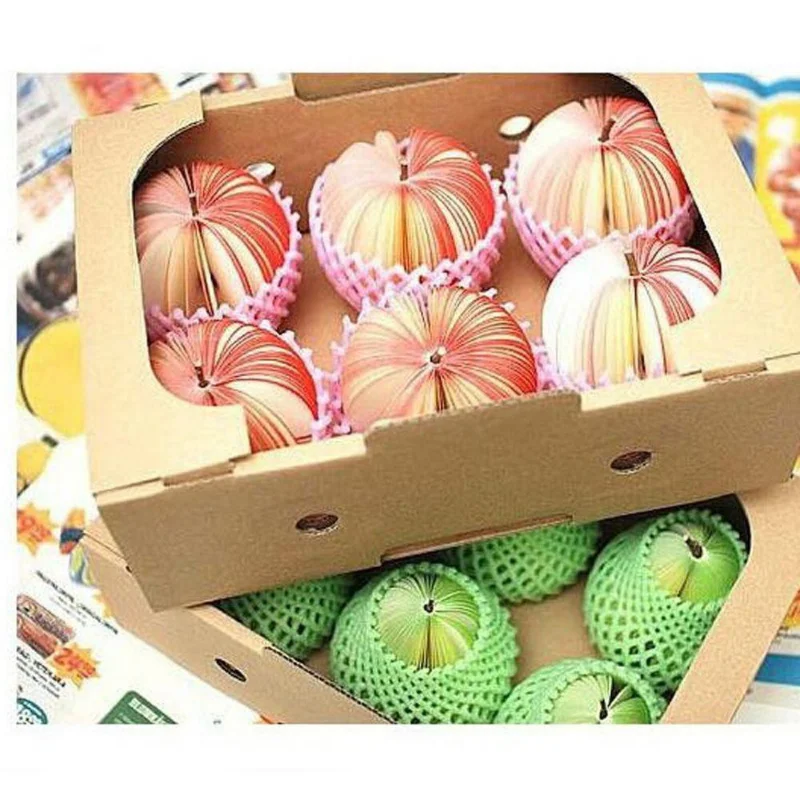 New Creative Pads Office Stationery Fruit Vegetable Memo Bookmarks Stickers Sticky Notes