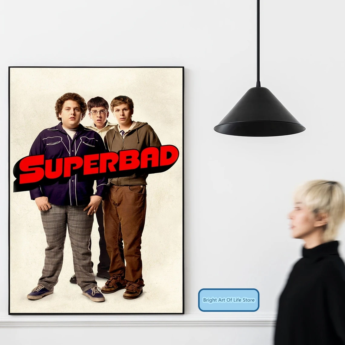 Superbad (2007) Movie Poster Art Cover Star Photo Art Print Home Wall Painting Home Decor Gift (No Frame)