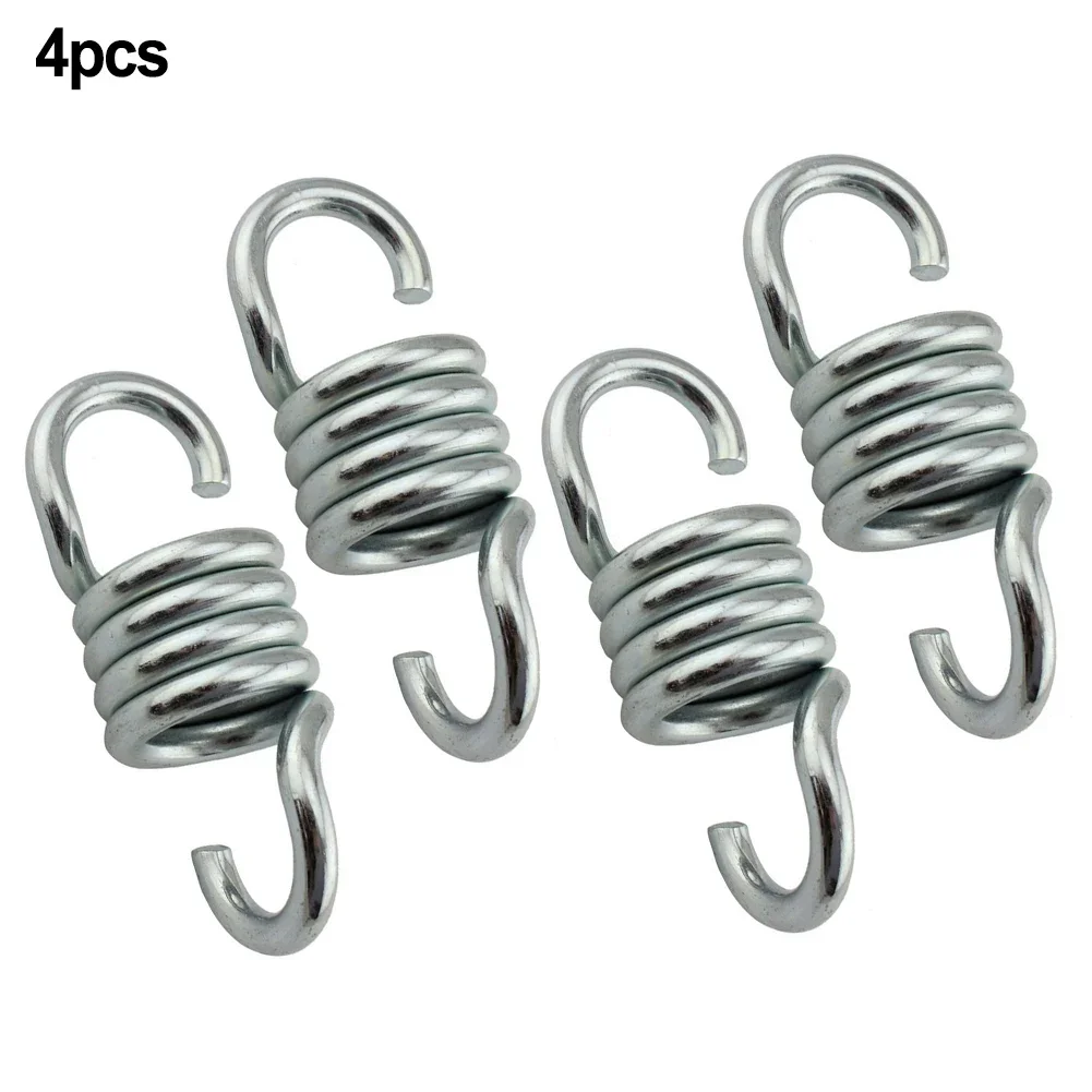 2pcs 7mm Steel Porch Swing Springs Hangers Heavy Duty Chair Suspension Ceiling Mount Garden Outdoor Living Furniture Porch Swing