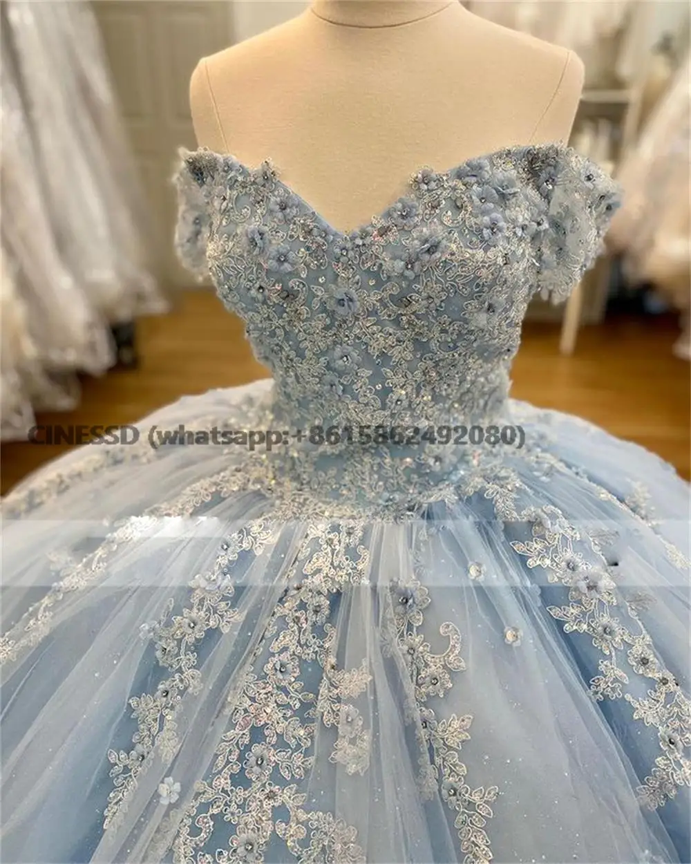 طفل أزرق Quinceanera ثوب ثوب الكرة للنساء ، عيد ميلاد حفلة موسيقية فساتين ، حلوة حلوة حتى ، 15 ، 16