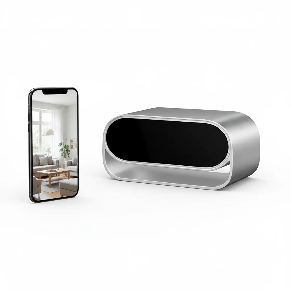 Caméra de surveillance WiFi 4K Ultra HD, appareil de surveillance intérieur multifonctionnel avec vision nocturne infrarouge, détection de mouvement intelligente, visualisation en direct à distance et enregistrement vidéo en boucle, caméra de sécurité pour la protection intérieure de la maison, du bureau et de l'hôtel