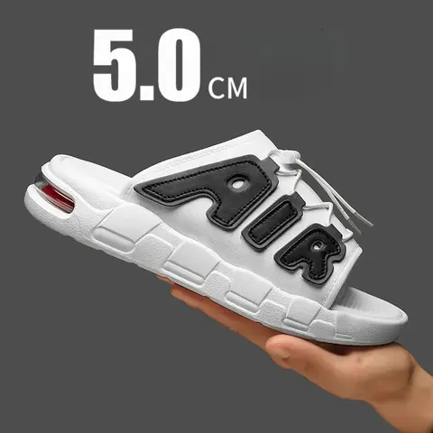 Men's Lightweight Slippers Beach & Outdoor Sandals Air Cushion Flip Flops Non-Slip Soft Slide for Beach Casual Wear Mens Sandals
