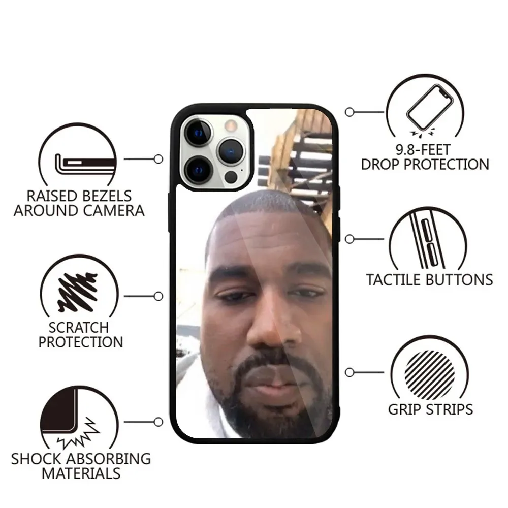 Чехол для телефона Funny-Kanyes-West Ye с сильным магнитом для IPhone 15,14,13, Pro, Max, Plus, 11,12, мини для беспроводной зарядки Magsafe