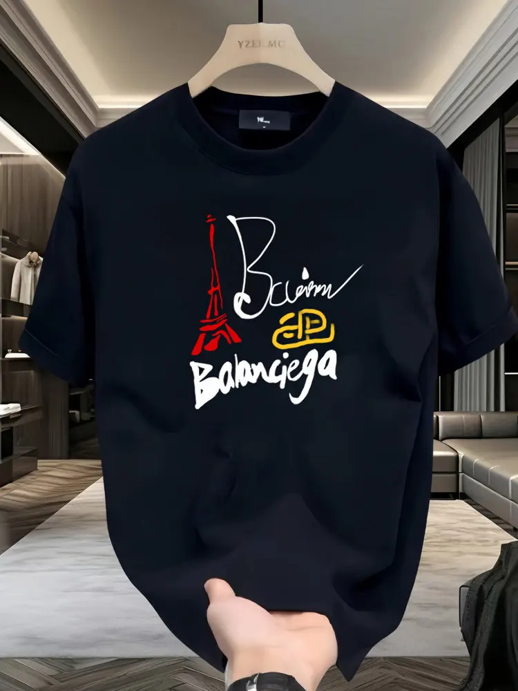 camiseta-masculina-de-algodao-puro-leve-e-luxuosa-gola-redonda-estilo-americano-manga-curta-casual-e-solta-para-o-verao-2026