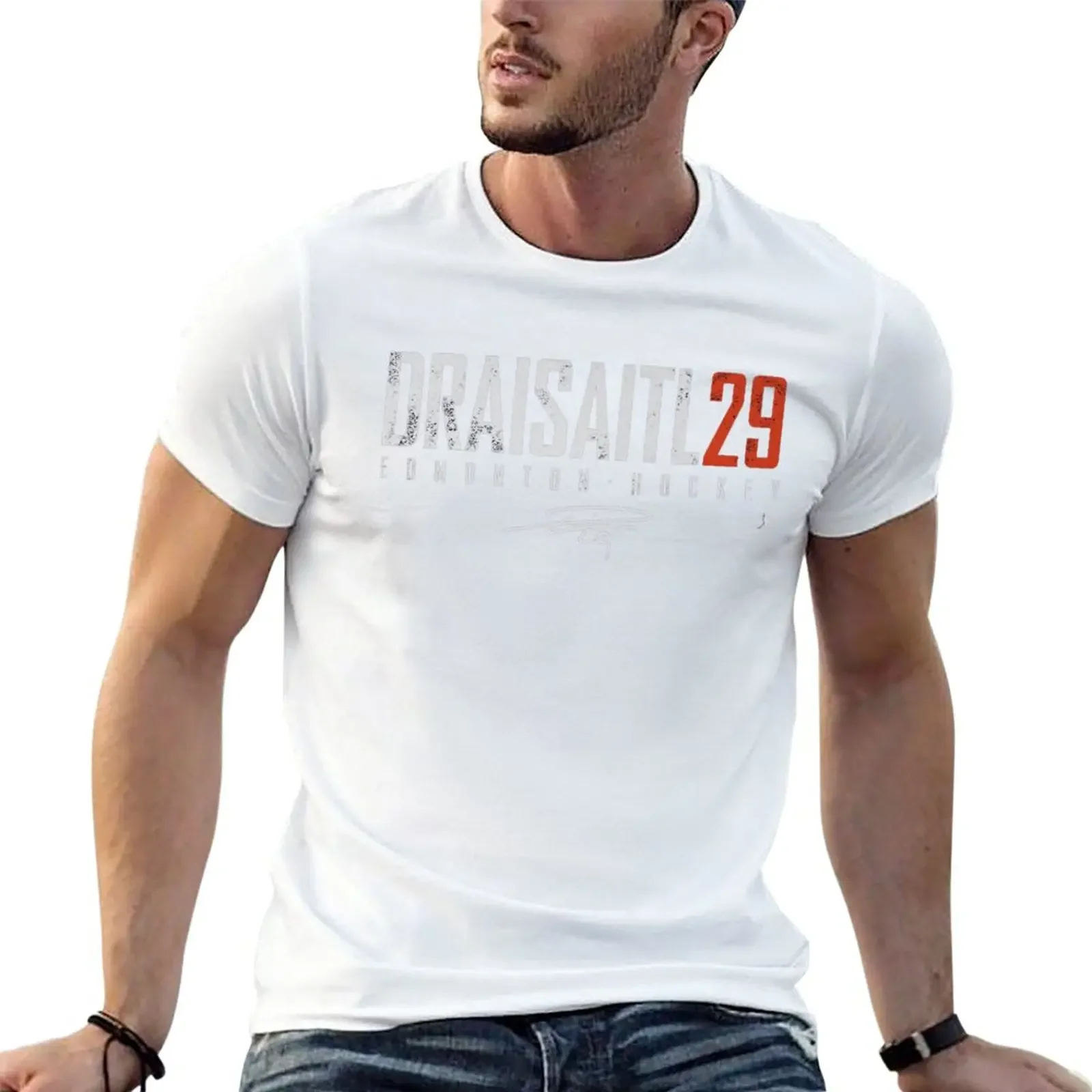 Leon Draisaitl Elite Signatures T-Shirt anime graphic t shirt Short sleeve tee designer t shirt men heavyweight Round Outfitsman