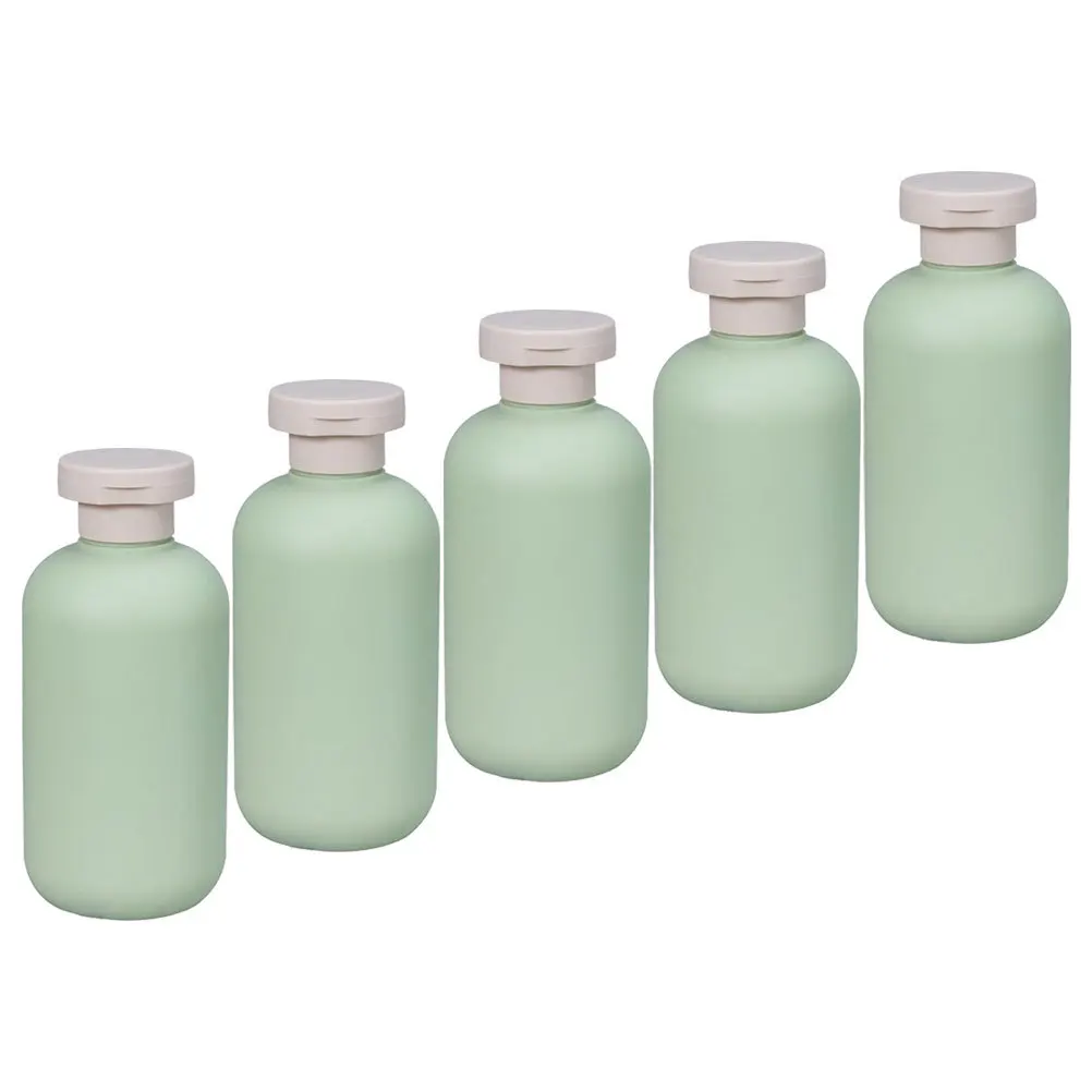 5 pz Avocado Bottiglia di Gel Doccia 200 Ml Riutilizzabile A Prova di Perdite Dispenser di Shampoo Da Viaggio Bottiglie di Balsamo Riutilizzabile Sapone Lozione