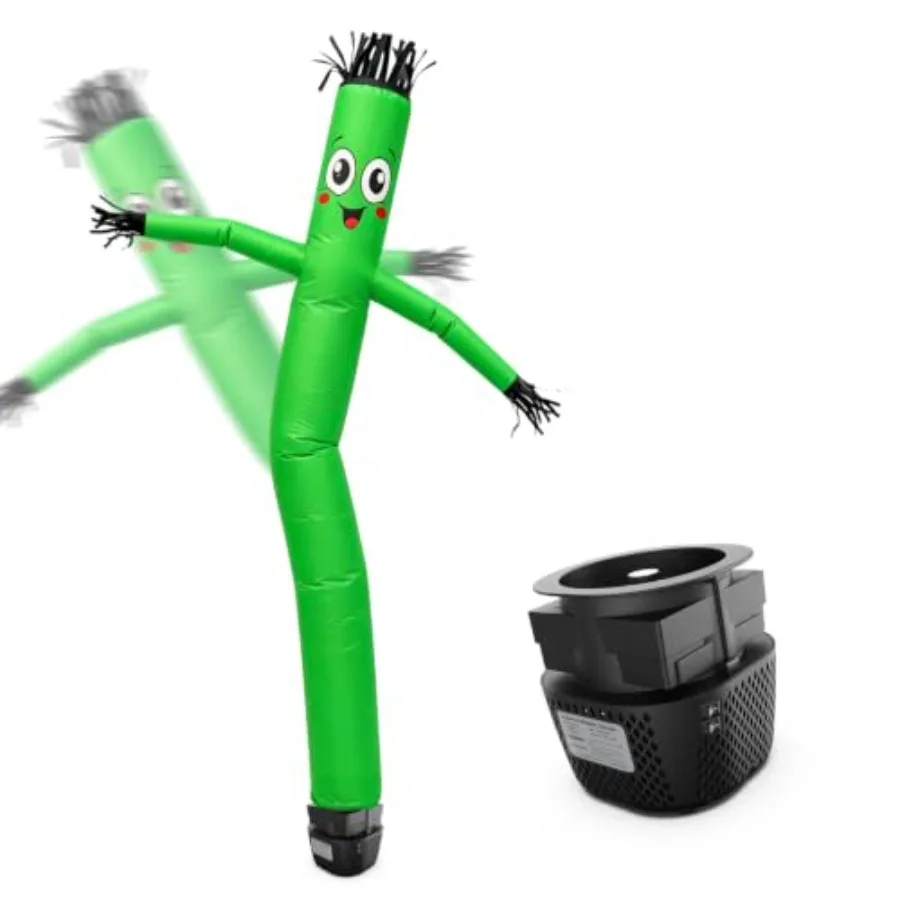 7 Feet Inflatable Tube Man With Blower And Light For Grand Openings Store Advertising Parties Holiday Decor Indoor Outdoor Use