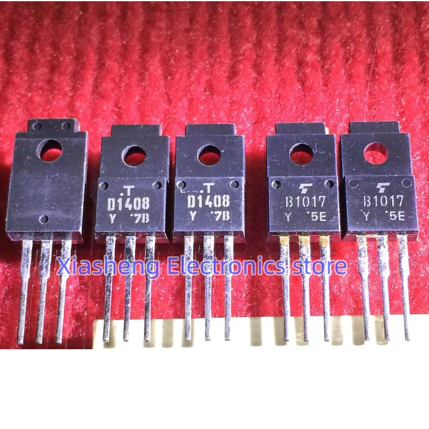 

New Original 5Pairs 2SD1408 D1408 + 2SB1017 B1017 TO-220F Transistor In Stock Good Quality