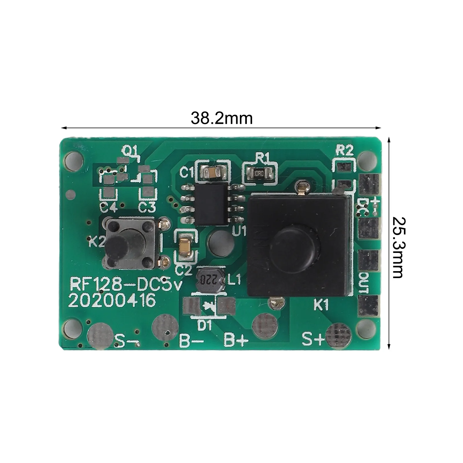 1Pcs 1.2V Solar Light String Circuit Board With Switch Controller Solar Light String Control Board Solar-powered Lighting System