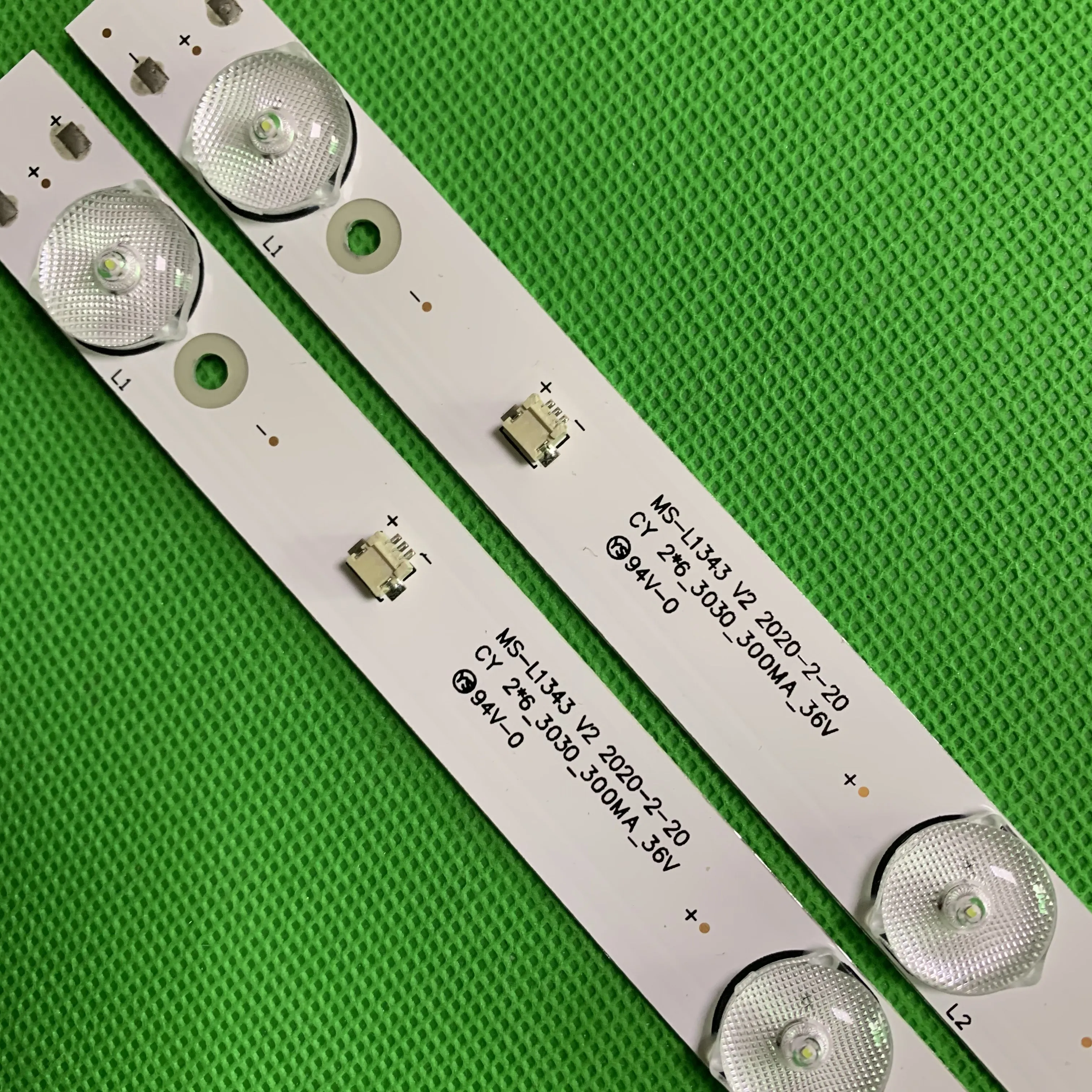 New 2 PCS 6LED LED backlight strip for 32inch JL.D32061330-081AS-M FZD-03 E348124 MS-L1343 L2202 L1074 V2 2-6-3030-300MA-36V