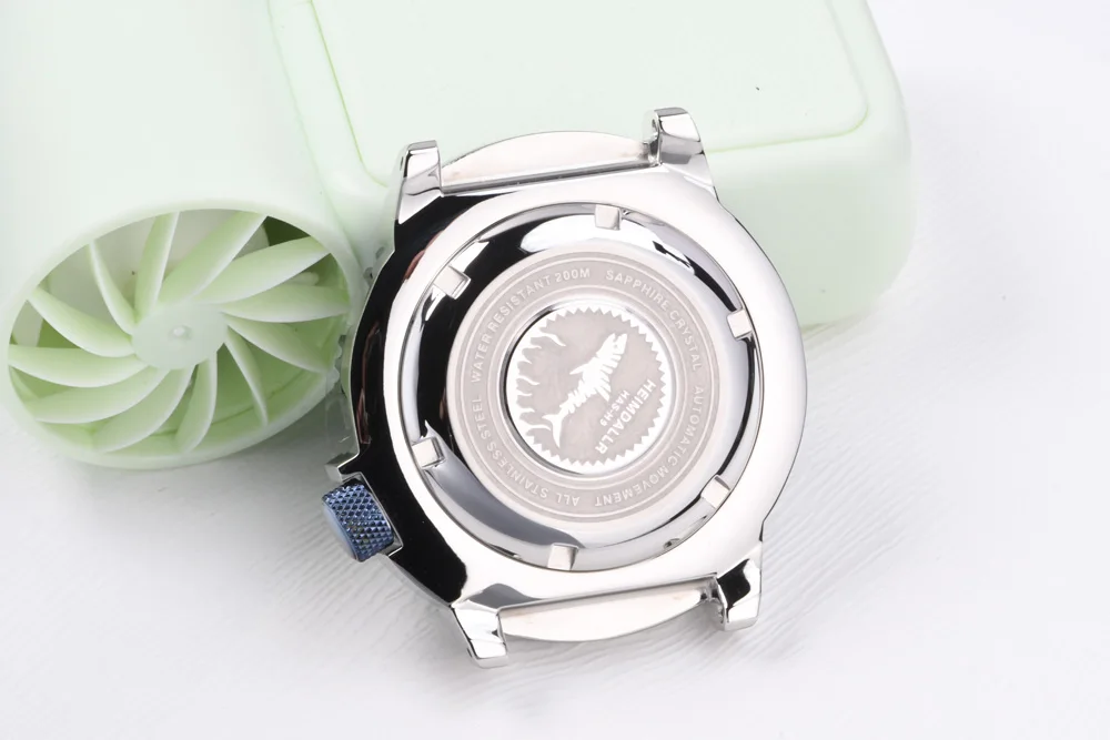 3,8-Uhr-Edelstahl-Uhrengehäuse, passend für Seiko Luminous Saphirglas-Taucheruhr für NH35/NH36 Automatikuhrwerk – Detail 8