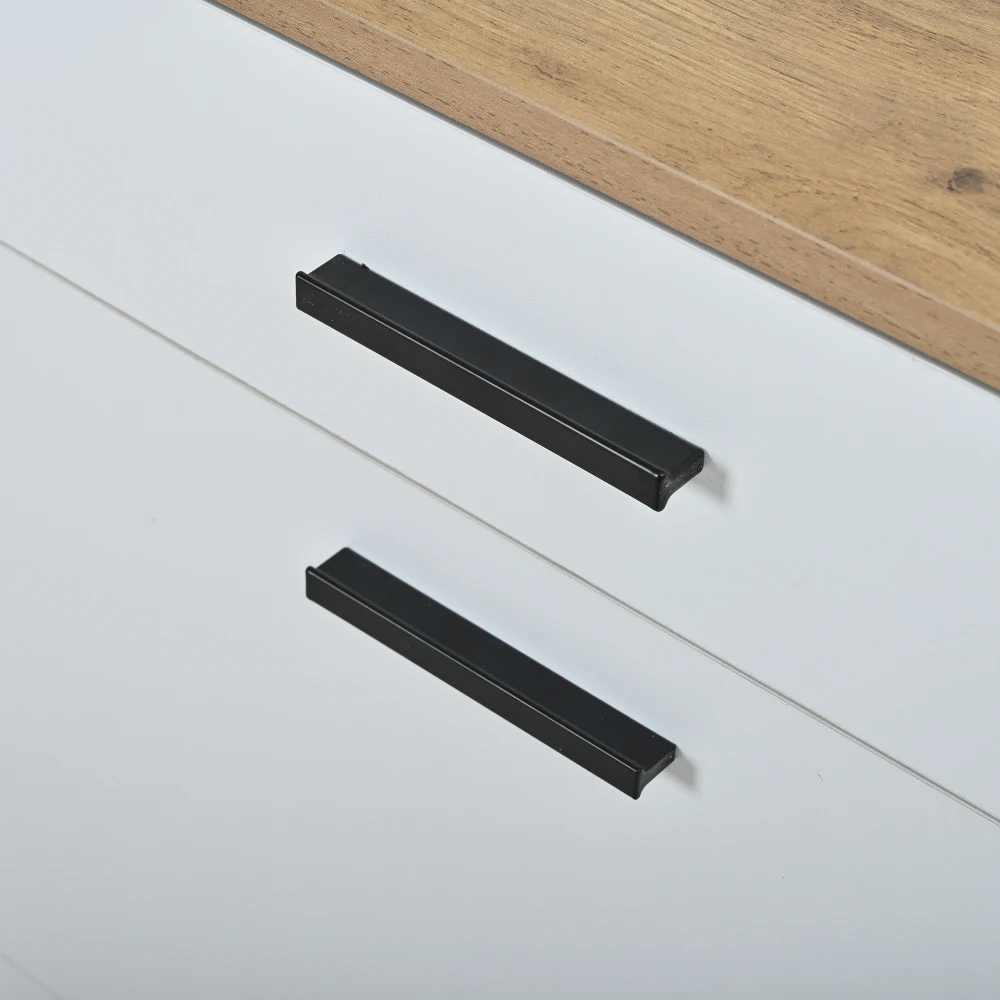 PINGGO 5-teiliges Eingangsbereich-Schuhregal-Set mit Schuhbank, Spiegel, Hängetasche und 4 Haken für Flur und Wohnzimmer – Detail 16