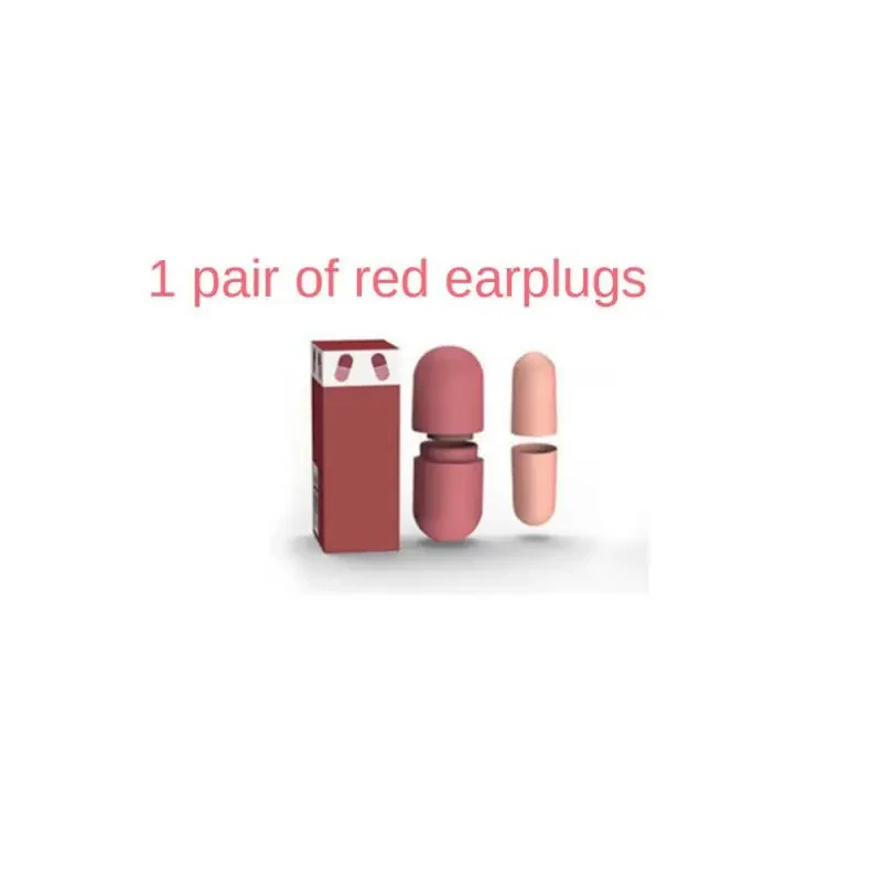 Soundproof Sleep Ear Plugs Earplugs for Sleeping Special Mute Soft Slow Rebound Student Anti-Noise Protection Anti Snore Earplug